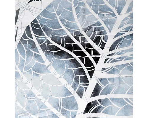 Заказать Штора для ванны WasserKRAFT Glan 180х200 SC-51101 Листья в магазине сантехники Santeh-Crystal.ru