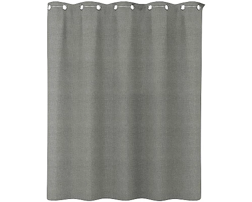 Приобрести Штора для ванны WasserKRAFT Isen 200х200 SC-40202 Серая в магазине сантехники Santeh-Crystal.ru