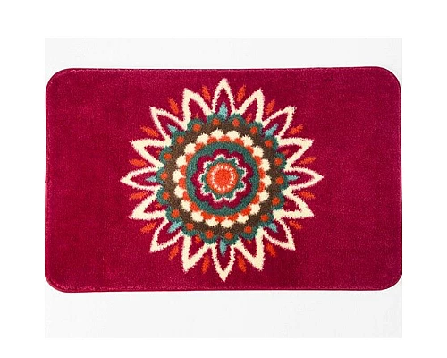 Приобрести Коврик для ванной комнаты WasserKRAFT Isen 80х50 BM-4002 Цветок в магазине сантехники Santeh-Crystal.ru