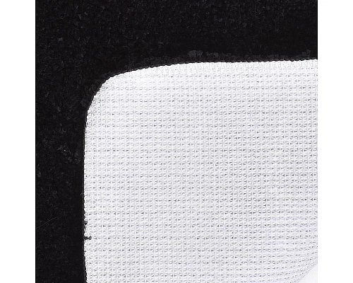 Купить Коврик для ванной комнаты WasserKRAFT Kammel 55х57 BM-8346 Black в магазине сантехники Santeh-Crystal.ru