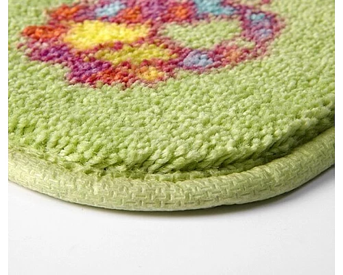 Купить Коврик для ванной комнаты WasserKRAFT Kammel 80х50 BM-1201 Зеленый в магазине сантехники Santeh-Crystal.ru