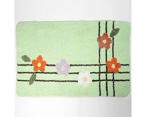 Заказать Коврик для ванной комнаты WasserKRAFT Lippe 90х60 BM-6505 Зеленый в магазине сантехники Santeh-Crystal.ru