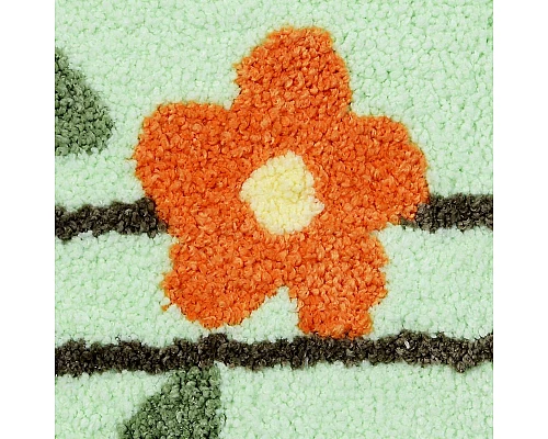 Заказать Коврик для ванной комнаты WasserKRAFT Lippe 90х60 BM-6505 Зеленый в магазине сантехники Santeh-Crystal.ru