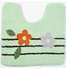 Коврик для туалета WasserKRAFT Lippe 50х50 BM-6509 Зеленый