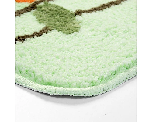 Заказать Коврик для туалета WasserKRAFT Lippe 50х50 BM-6509 Зеленый в магазине сантехники Santeh-Crystal.ru