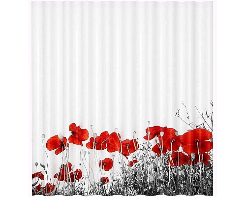 Купить Штора для ванны WasserKRAFT Main 180x200 SC-47101 Белая в магазине сантехники Santeh-Crystal.ru