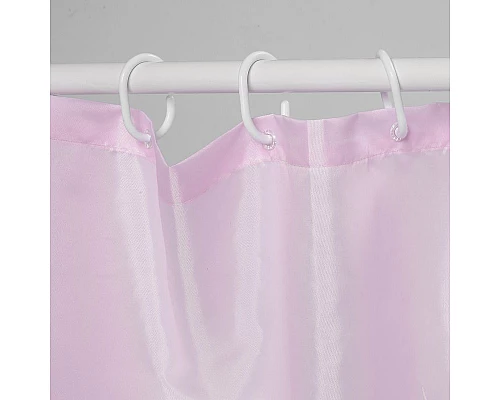 Приобрести Штора для ванны WasserKRAFT Oder 180х200 SC-30401 Розовая в магазине сантехники Santeh-Crystal.ru