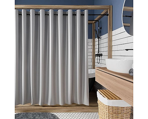 Заказать Штора для ванны WasserKRAFT Oder 200х200 SC-30502 Серая в магазине сантехники Santeh-Crystal.ru