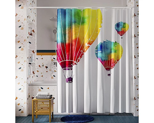 Купить Штора для ванны WasserKRAFT Rossel 180х200 SC-57102 Белая в магазине сантехники Santeh-Crystal.ru