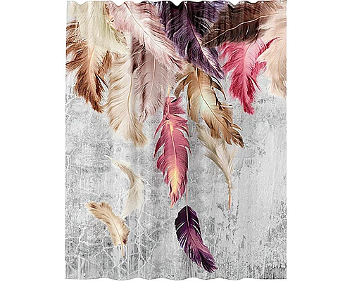 Купить Штора для ванны WasserKRAFT Rossel 180х200 SC-57103 разноцветная в магазине сантехники Santeh-Crystal.ru