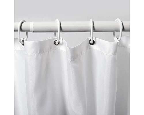 Приобрести Штора для ванны WasserKRAFT Vils 180х200 SC-10201 Белая в магазине сантехники Santeh-Crystal.ru