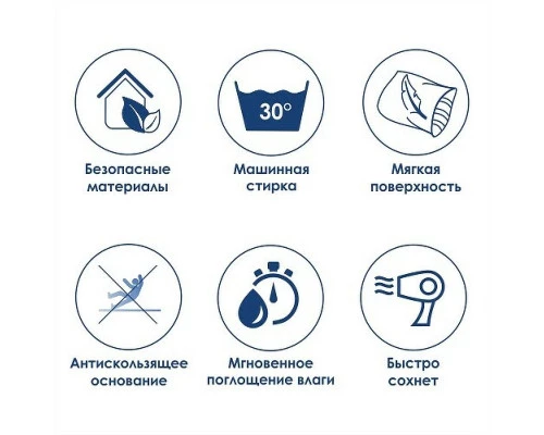 Купить Коврик для ванной комнаты WasserKRAFT Vils 75х45 BM-1011 Розовый в магазине сантехники Santeh-Crystal.ru