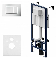 Инсталляция AM.PM Pro С I012707.0231 для унитаза с клавишей смыва Хром матовый