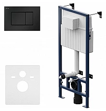 Инсталляция AM.PM Pro С I012707.0238 для унитаза с Черной матовой клавишей смыва