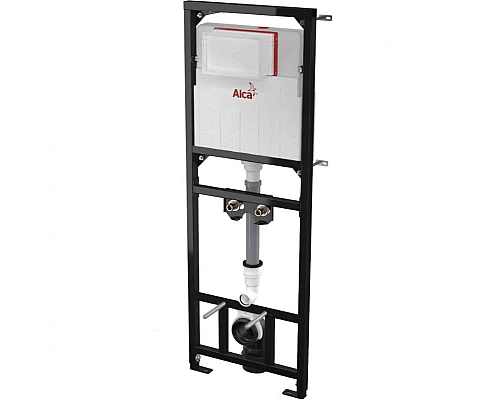 Приобрести Монтажная рама Alcaplast A108F/1500 для видуара и смесителя Черная в магазине сантехники Santeh-Crystal.ru