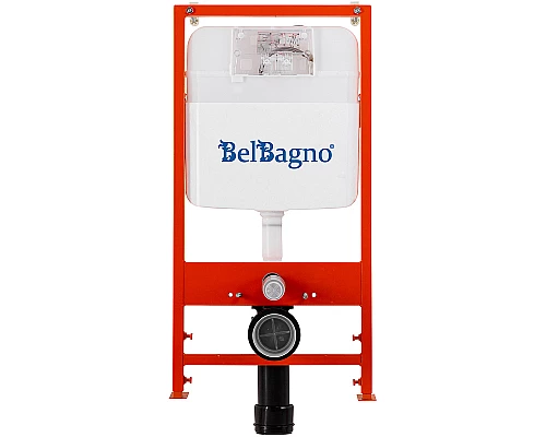 Инсталляция BelBagno BB026/BB081CR с клавишей смыва Хром глянцевый