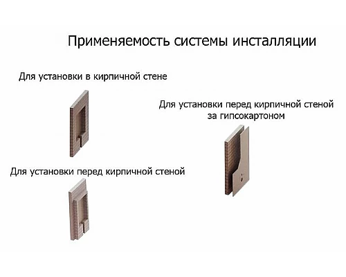 Купить Инсталляция Bocchi 8010-1000 (T02-2113-0020) для унитаза без клавиши смыва в магазине сантехники Santeh-Crystal.ru