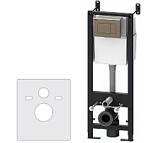 Инсталляция Damixa DX00.I011.0151 для унитаза с клавишей смыва Хром глянцевый