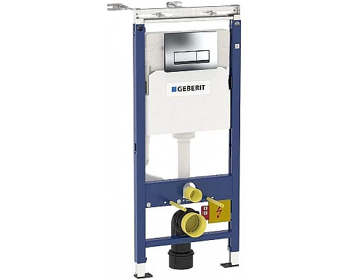 Заказать Инсталляция Geberit Duofix Plattenbau Delta UP100 458.125.21.1 для унитаза с клавишей смыва Хром в магазине сантехники Santeh-Crystal.ru