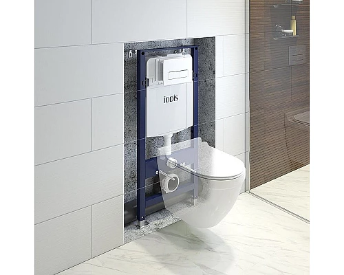 Купить Инсталляция Iddis Optima Home OPH0000i32K для унитаза с Белой клавишей смыва в магазине сантехники Santeh-Crystal.ru