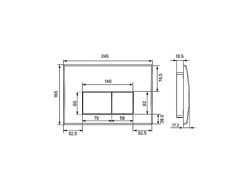Купить Инсталляция Iddis Optima Home OPH0000i32K для унитаза с Белой клавишей смыва в магазине сантехники Santeh-Crystal.ru