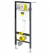 Инсталляция Viega Prevista Dry 792855 для подвесных унитазов с клавишей смыва Хром