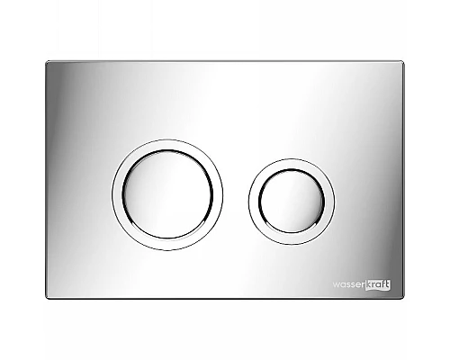 Заказать Смывной бачок WasserKRAFT Aller 10TLT.031.ME.CH01 для унитаза с клавишей смыва Хром в магазине сантехники Santeh-Crystal.ru