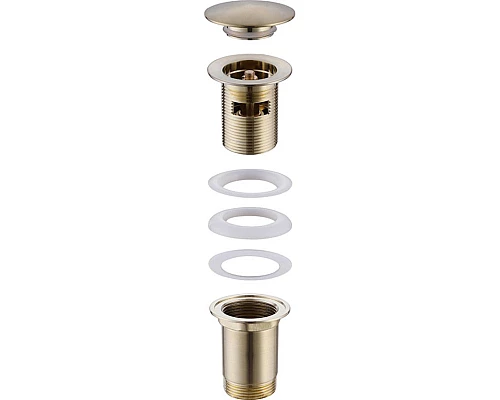 Приобрести Донный клапан Abber AF0010G Click-Clack Золото матовое в магазине сантехники Santeh-Crystal.ru