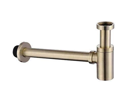 Приобрести Сифон для раковины Abber AF0030G Золото матовое в магазине сантехники Santeh-Crystal.ru