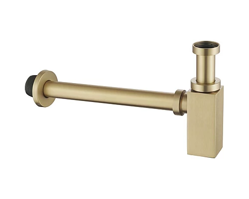 Заказать Сифон для раковины Abber AF0031G Золото матовое в магазине сантехники Santeh-Crystal.ru