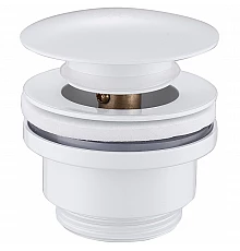 Донный клапан Abber AF0011W click-clack Белый