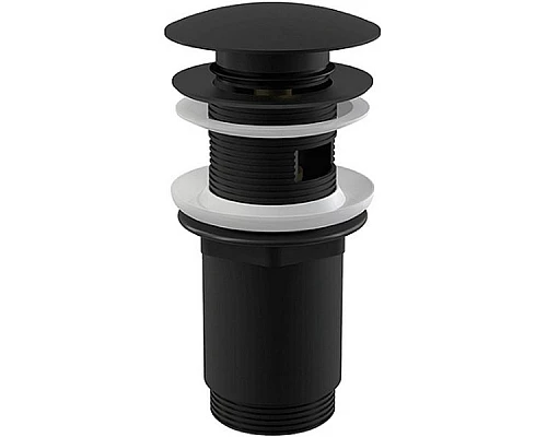 Купить Донный клапан Alcaplast A392BLACK Черный в магазине сантехники Santeh-Crystal.ru
