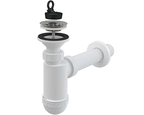 Приобрести Сифон для раковины Alcaplast AG210512432 (A410) Белый в магазине сантехники Santeh-Crystal.ru