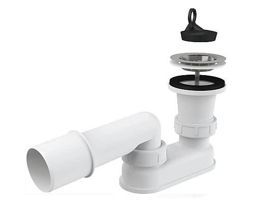 Заказать Сифон для душевого поддона Alcaplast A461-50 Хром в магазине сантехники Santeh-Crystal.ru