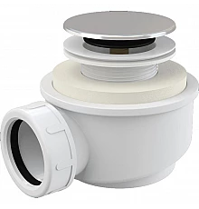 Сифон для душевого поддона Alcaplast A476 Хром