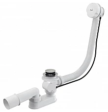 Слив-перелив Alcaplast A51B-80 полуавтомат Белый Хром