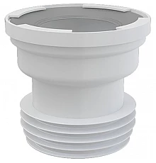 Выпускной патрубок для унитаза Alcaplast A991 гофровый Белый