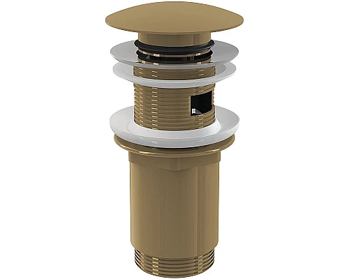 Заказать Донный клапан Alcaplast A392-G-B click-clack Золото матовое в магазине сантехники Santeh-Crystal.ru
