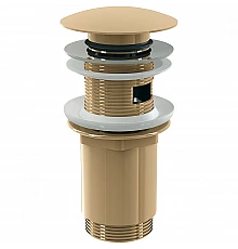Донный клапан Alcaplast A392-G-P click-clack Золото глянец