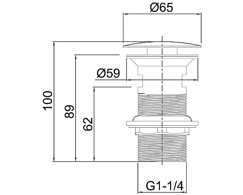 Заказать Донный клапан Allen Brau Priority 5.31024-21 click-clack Белый матовый в магазине сантехники Santeh-Crystal.ru