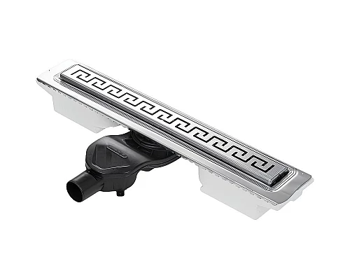 Приобрести Душевой лоток Berges B1 Antik 600 090124 с решеткой Хром матовый в магазине сантехники Santeh-Crystal.ru