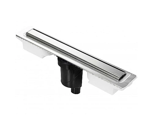 Приобрести Душевой лоток Berges B1 Keramik 600 090017 с решеткой Хром матовый в магазине сантехники Santeh-Crystal.ru