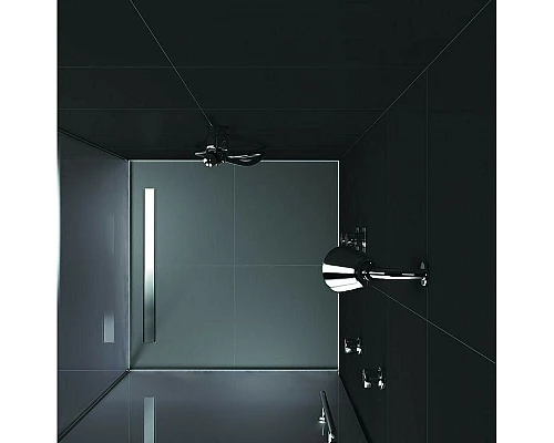 Приобрести Душевой лоток Berges B1 Keramik 800 090019 с решеткой Хром матовый в магазине сантехники Santeh-Crystal.ru