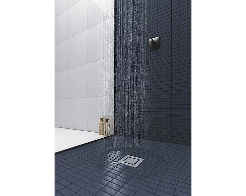 Купить Душевой трап Berges Platz Norma 150x150 091059 с решеткой Хром в магазине сантехники Santeh-Crystal.ru