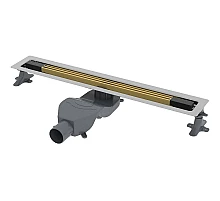 Душевой лоток Boheme B&T Infinity 80 981-80-MG с решеткой Золото матовое