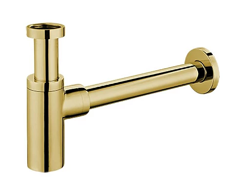 Приобрести Сифон для раковины CeramaLux RD015 Золото в магазине сантехники Santeh-Crystal.ru