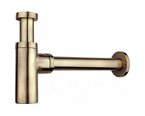 Купить Сифон для раковины CeramaLux RD016 Бронза в магазине сантехники Santeh-Crystal.ru