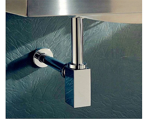 Купить Сифон для раковины CeramaLux С-045 Хром в магазине сантехники Santeh-Crystal.ru