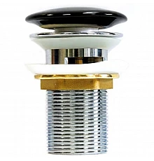 Донный клапан CeramaLux RD026 Черный матовый