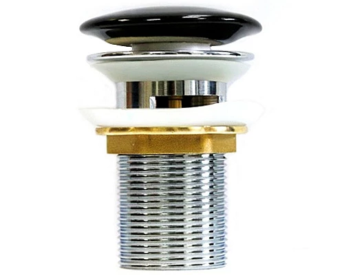 Приобрести Донный клапан CeramaLux RD026 Черный матовый в магазине сантехники Santeh-Crystal.ru